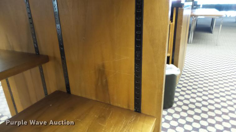 image for item EF9071 (2) wood bookshelves