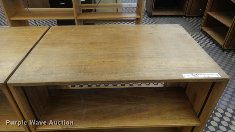 image for item EF9071 (2) wood bookshelves