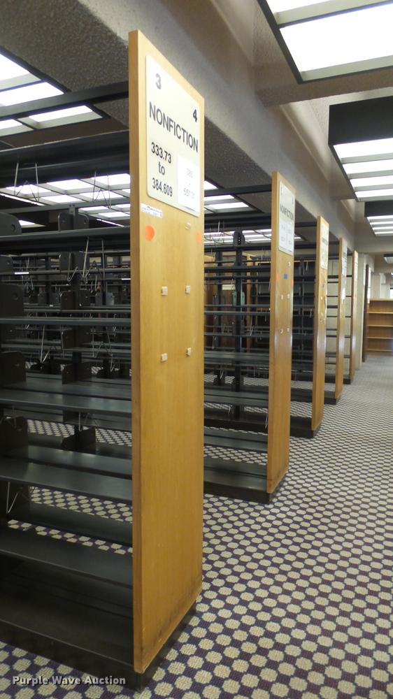 image for item EF9075 (8) floor-to-ceiling style bookshelves