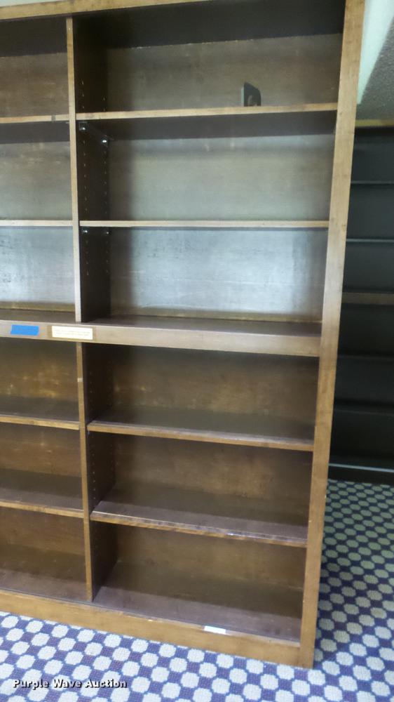 image for item EF9077 (5) wood bookshelves
