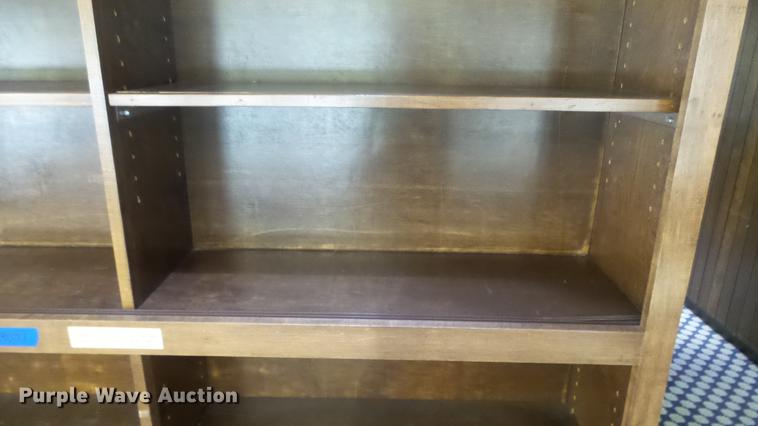image for item EF9077 (5) wood bookshelves