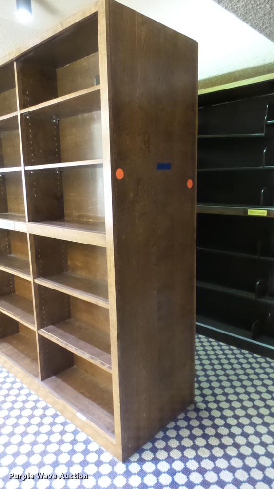image for item EF9077 (5) wood bookshelves