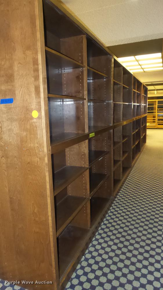 image for item EF9077 (5) wood bookshelves
