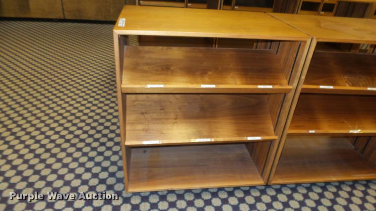 image for item EF9096 (6) wood bookshelves