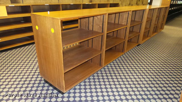 image for item EF9096 (6) wood bookshelves