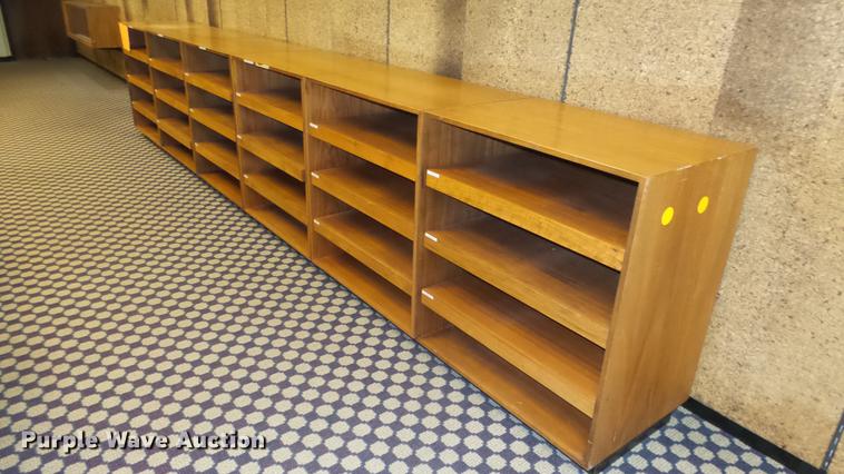 image for item EF9096 (6) wood bookshelves