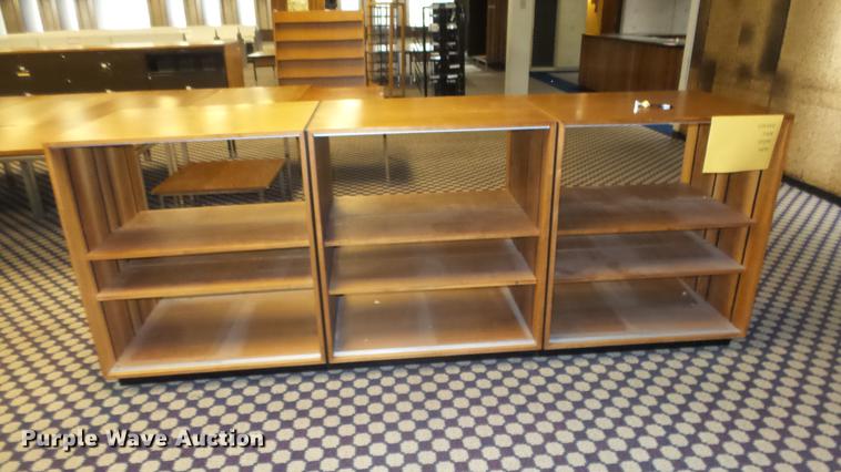 image for item EF9096 (6) wood bookshelves