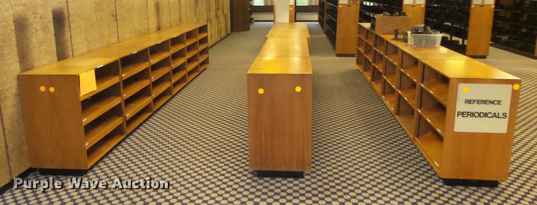 image for item EF9096 (6) wood bookshelves