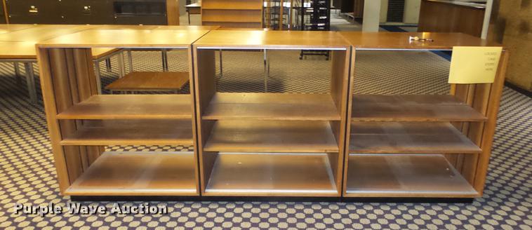 image for item EF9096 (6) wood bookshelves
