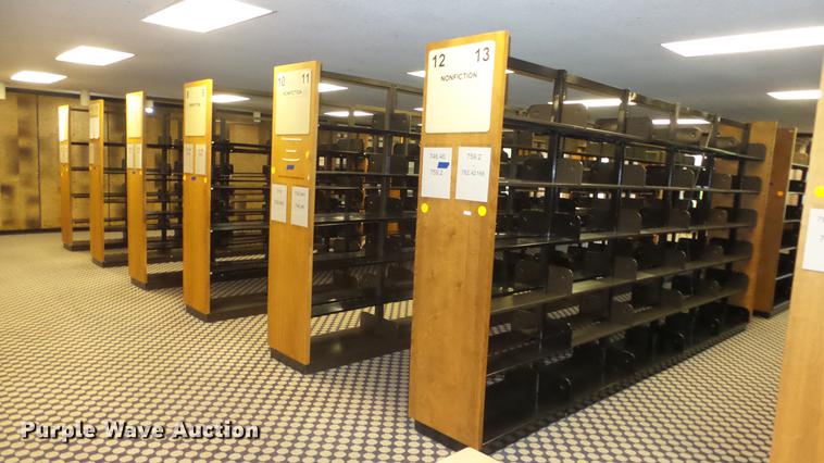 image for item EF9098 (11) floor-to-celinig style bookshelves