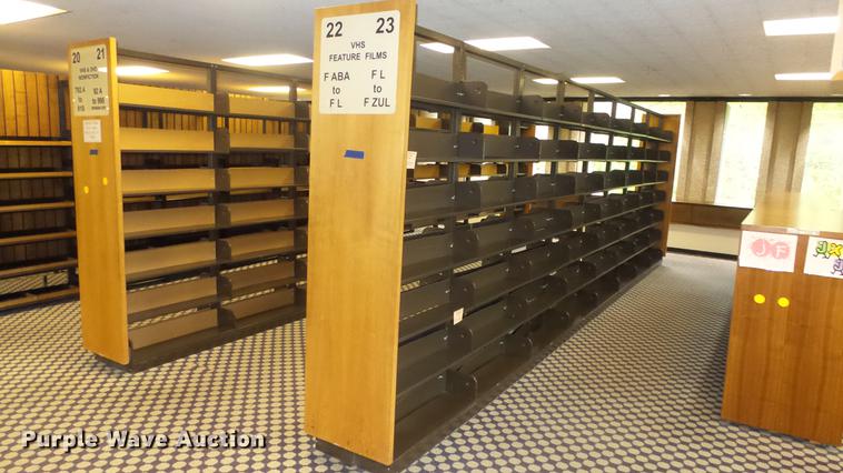 image for item EF9098 (11) floor-to-celinig style bookshelves