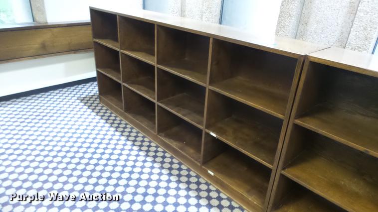 image for item EF9100 (3) wood bookshelves
