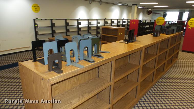 image for item EF9106 (6) wood bookshelves