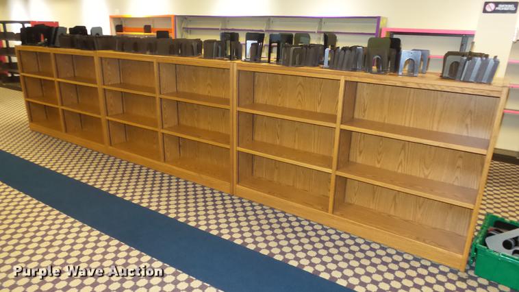 image for item EF9106 (6) wood bookshelves