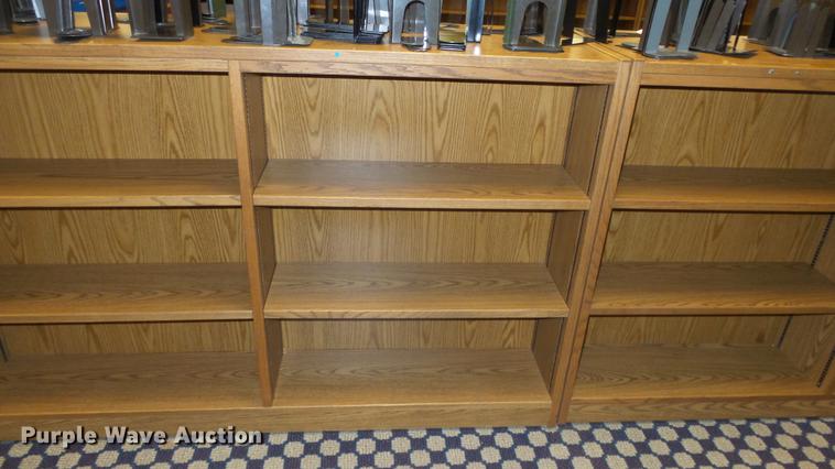 image for item EF9106 (6) wood bookshelves