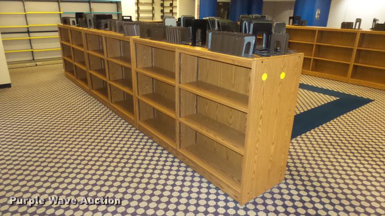 image for item EF9106 (6) wood bookshelves