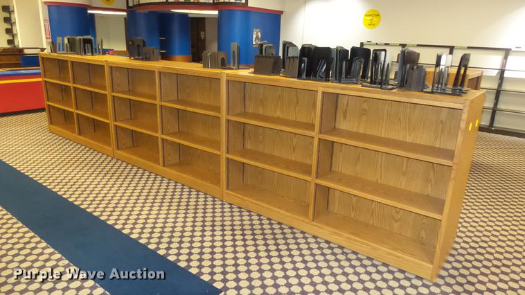 image for item EF9106 (6) wood bookshelves