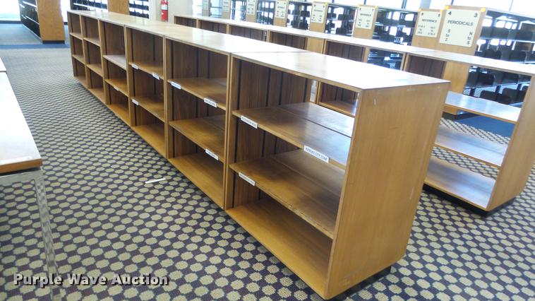 image for item ET9253 (11) wood bookshelves