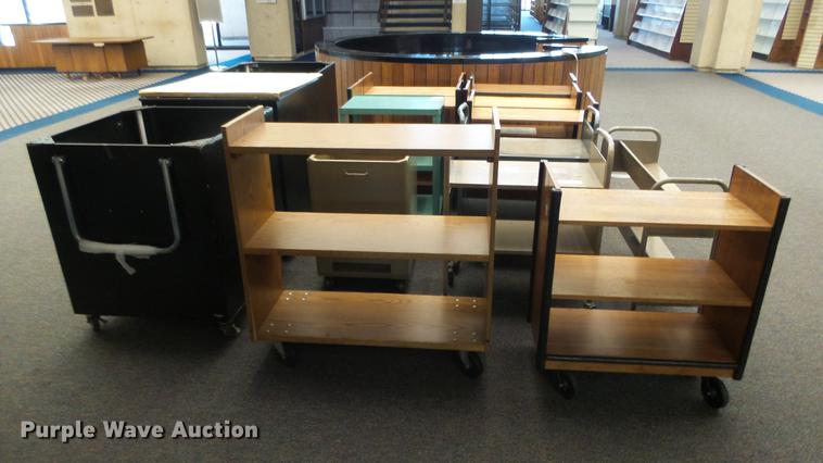 image for item ET9259 (15) rolling book caddys