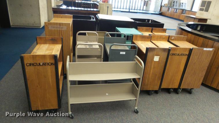 image for item ET9259 (15) rolling book caddys