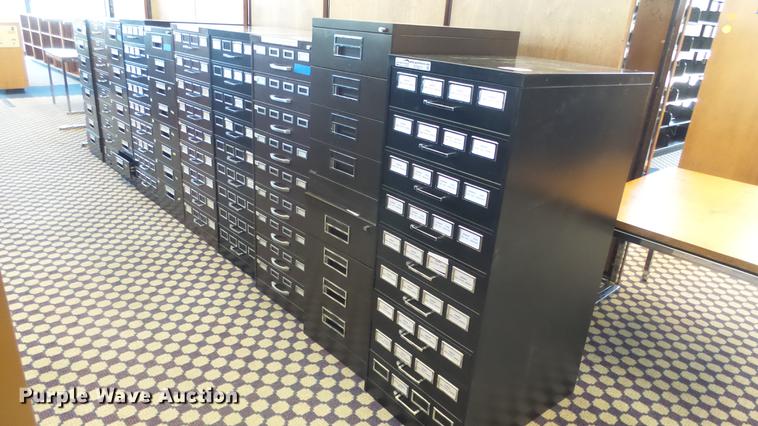image for item ET9271 (10) assorted index card cabinets