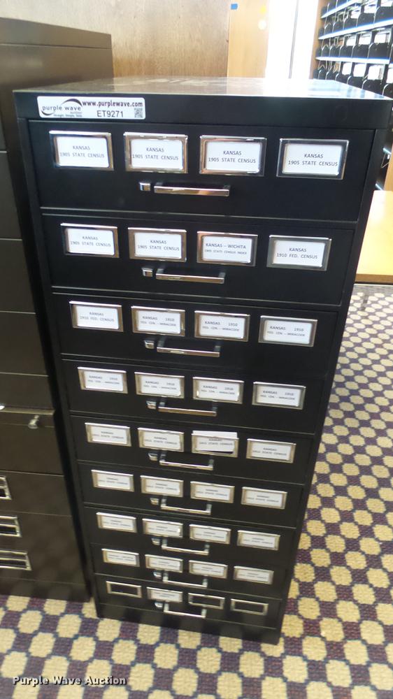 image for item ET9271 (10) assorted index card cabinets