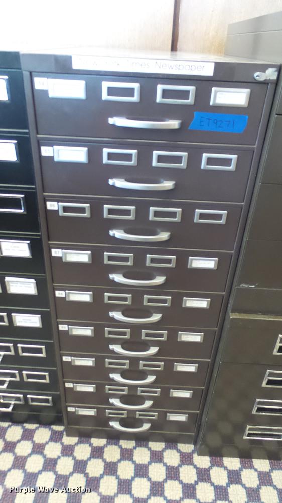 image for item ET9271 (10) assorted index card cabinets