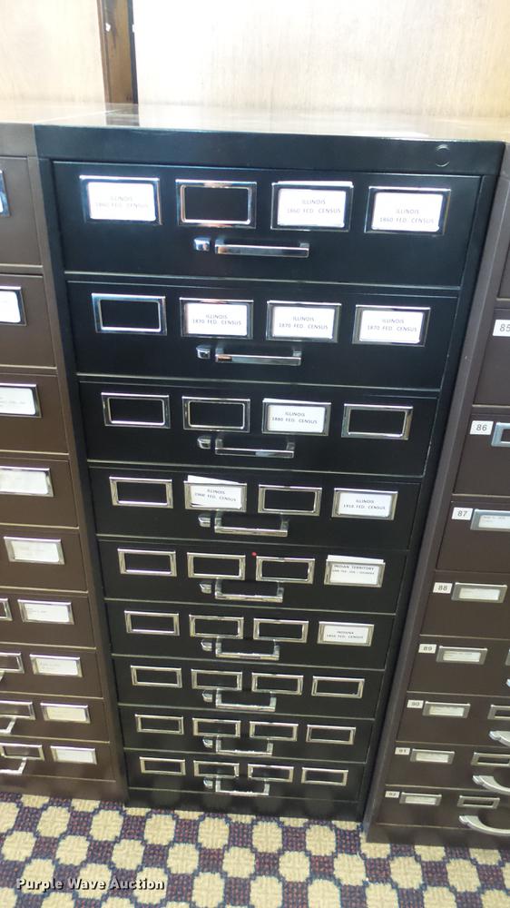 image for item ET9271 (10) assorted index card cabinets