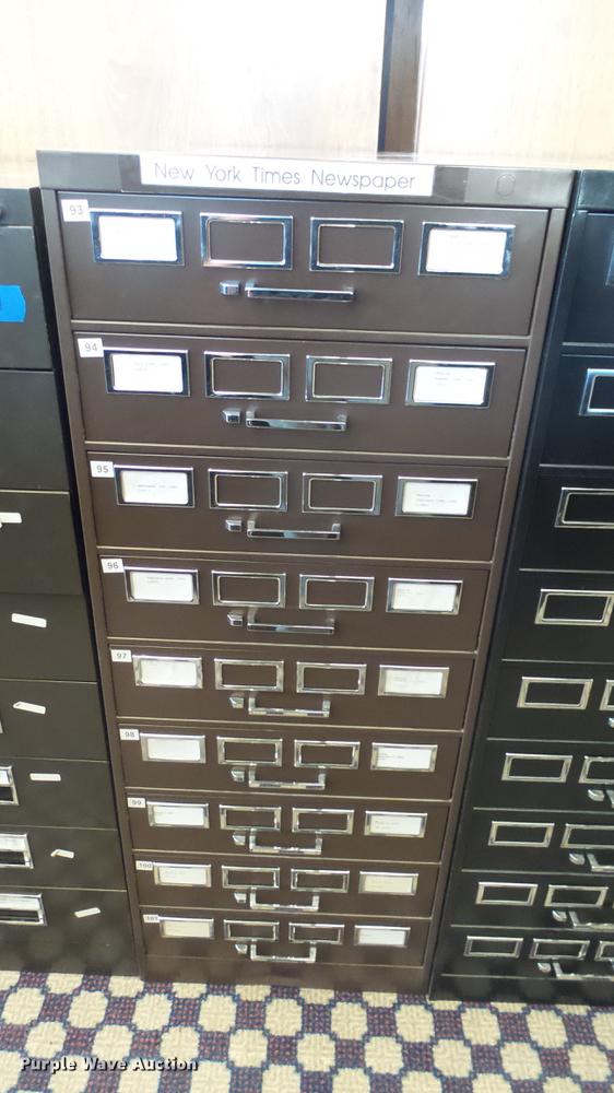 image for item ET9271 (10) assorted index card cabinets