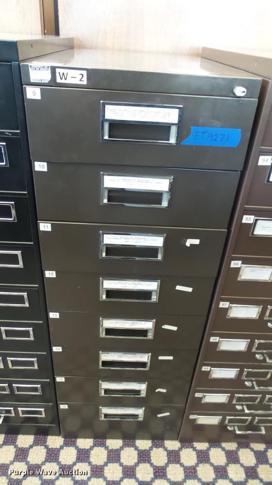 image for item ET9271 (10) assorted index card cabinets