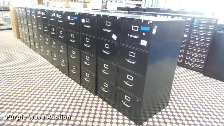 image for item ET9275 (18) Hon four drawer file cabinets