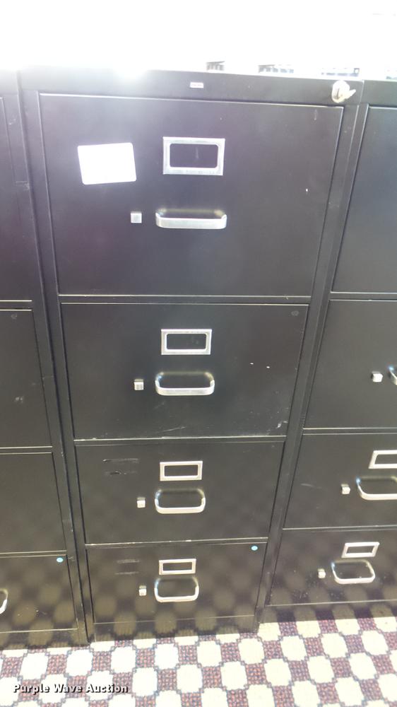 image for item ET9275 (18) Hon four drawer file cabinets