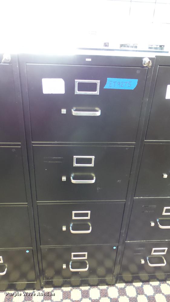 image for item ET9275 (18) Hon four drawer file cabinets
