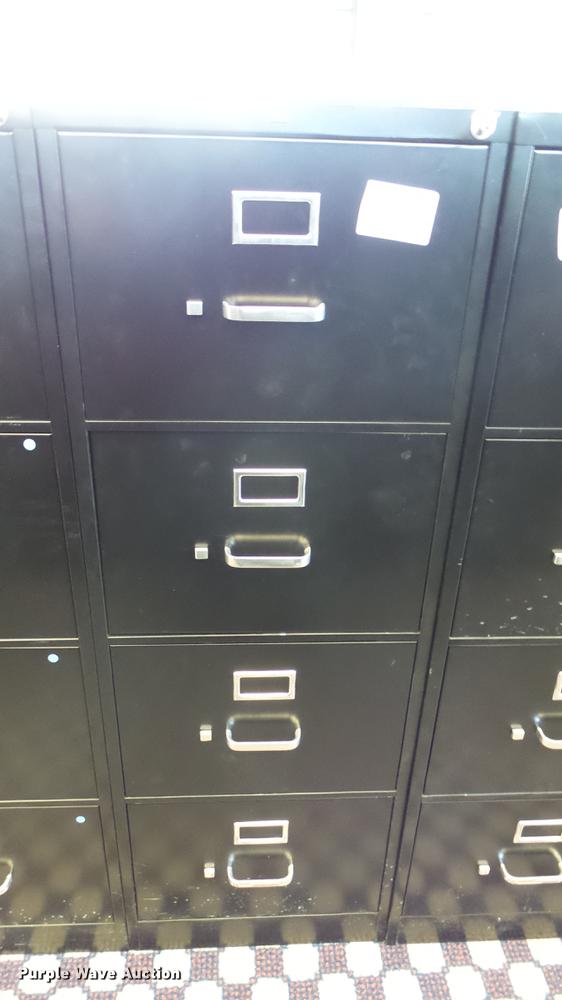 image for item ET9275 (18) Hon four drawer file cabinets