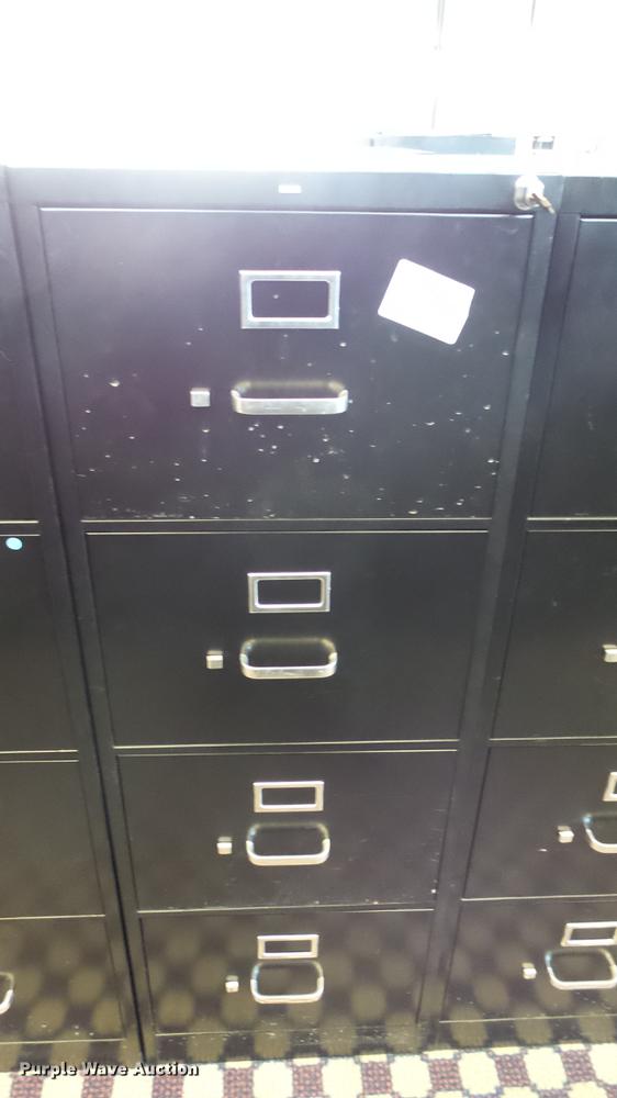 image for item ET9275 (18) Hon four drawer file cabinets