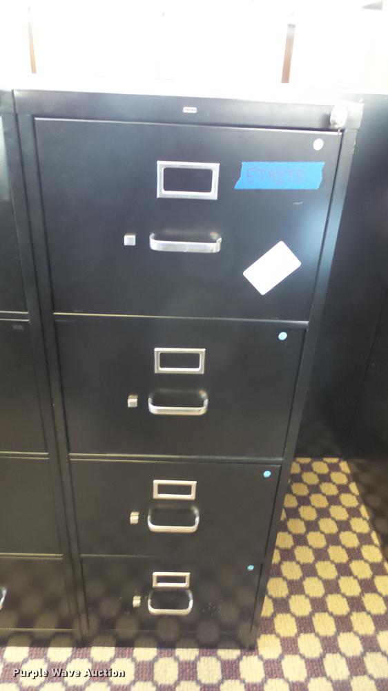 image for item ET9275 (18) Hon four drawer file cabinets