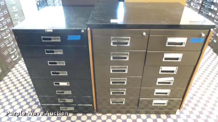 image for item ET9276 (10) assorted index card cabinets