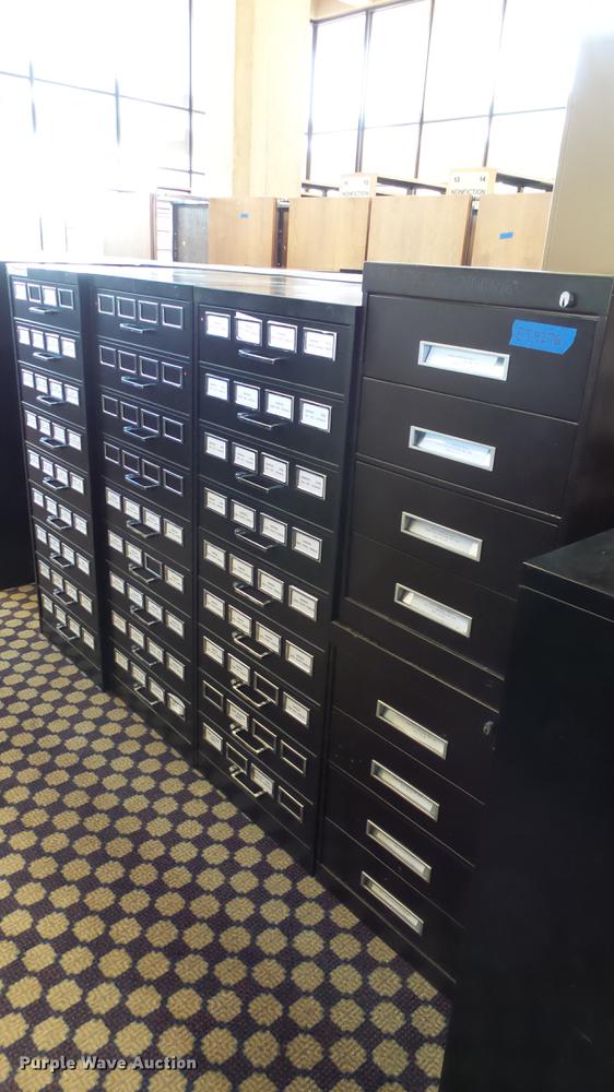 image for item ET9276 (10) assorted index card cabinets