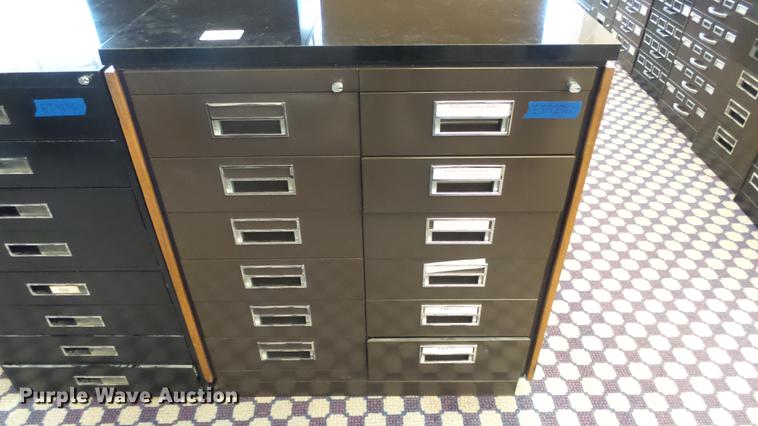 image for item ET9276 (10) assorted index card cabinets