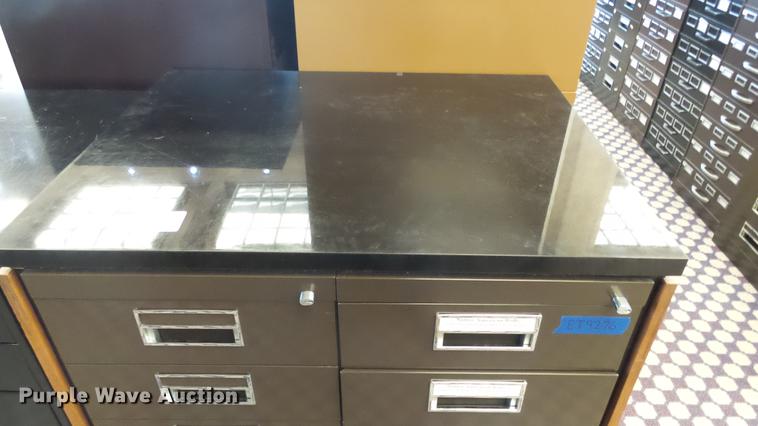 image for item ET9276 (10) assorted index card cabinets