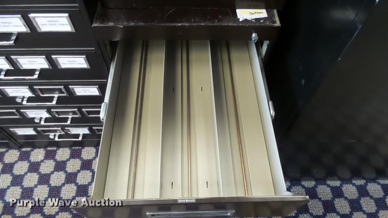 image for item ET9276 (10) assorted index card cabinets