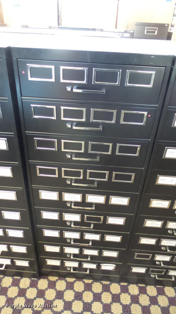 image for item ET9276 (10) assorted index card cabinets