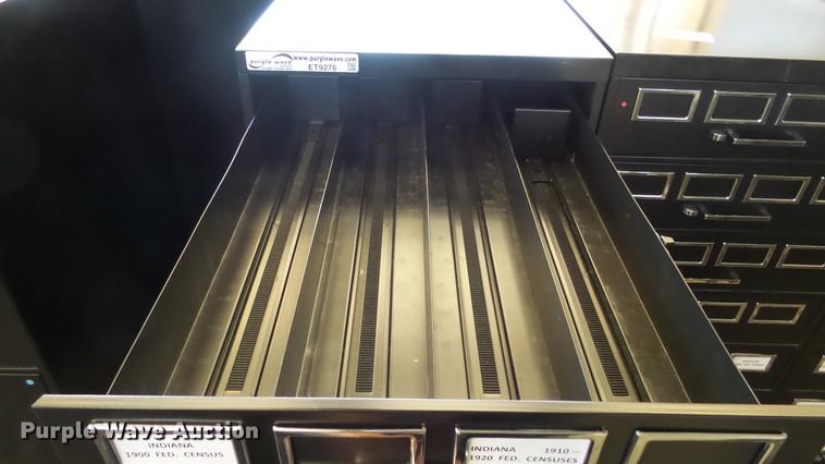 image for item ET9276 (10) assorted index card cabinets