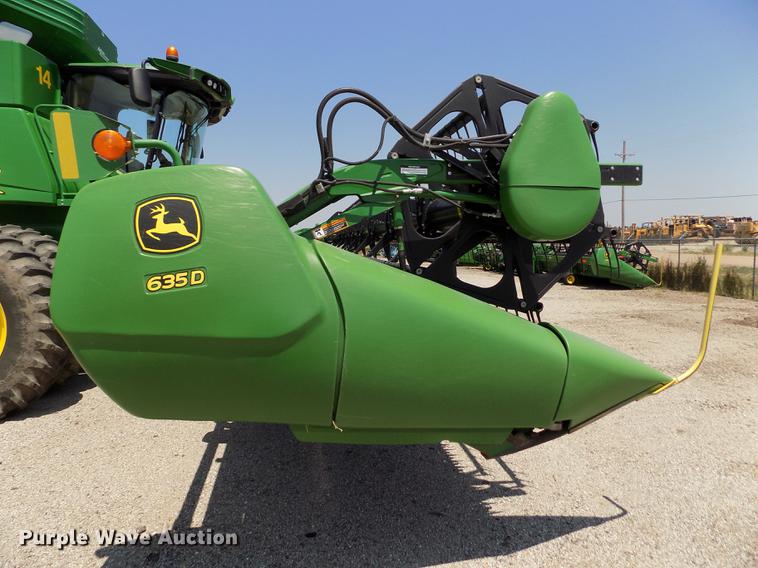image for item DB9183 2010 John Deere 635D rigid draper head