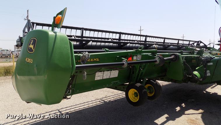 image for item DB9183 2010 John Deere 635D rigid draper head