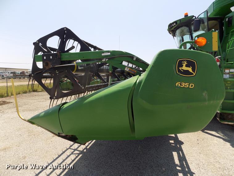 image for item DB9183 2010 John Deere 635D rigid draper head