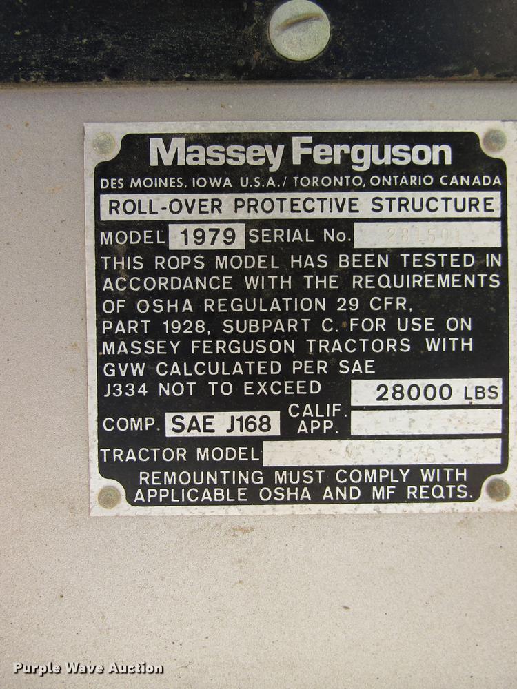 image for item DC0044 1979 Massey-Ferguson 2675 tractor
