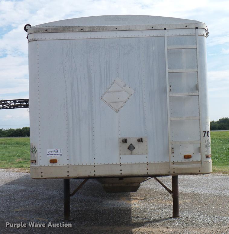 image for item DD5268 1991 Timpte double hopper bottom grain trailer