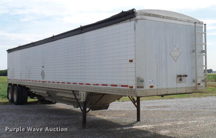 image for item DD5268 1991 Timpte double hopper bottom grain trailer