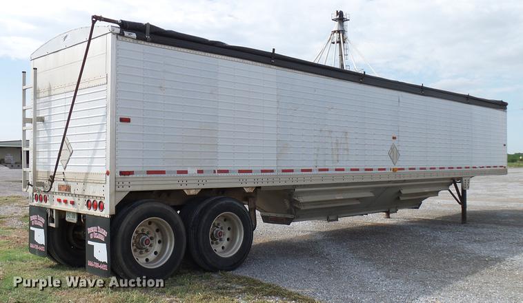 image for item DD5268 1991 Timpte double hopper bottom grain trailer